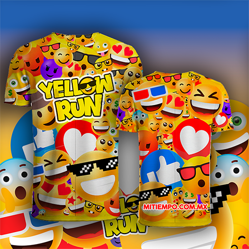 POST PLAYERA YELLOW RUN 2025 4 Vasos xv