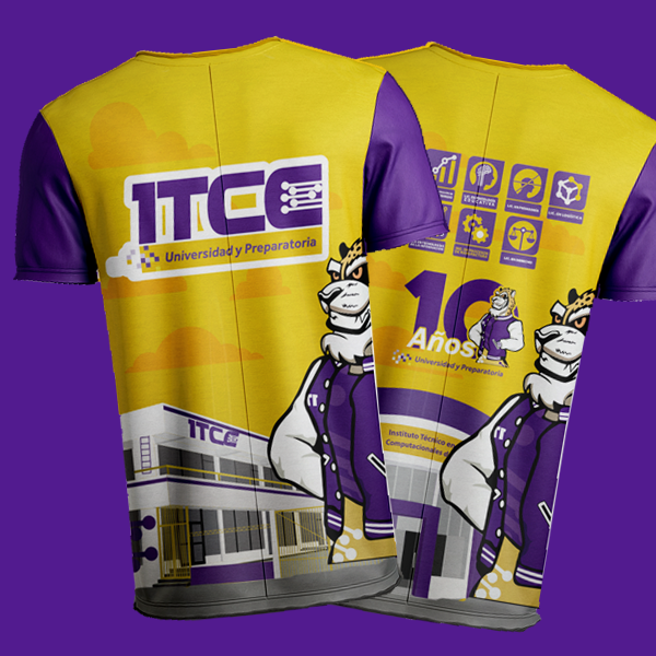 PLAYERA 3 ITCC 10 YEARS Vasos xv